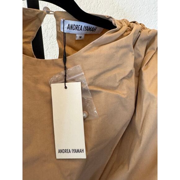 Andrea Iyamah | Halima Cotton-Blend Cropped Top - Picture 9 of 9